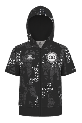 Custom Short Sleeve Zip-Up Hoodies