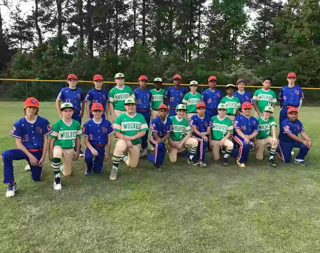 blue and green baseball teams wearing custom baseball uniforms