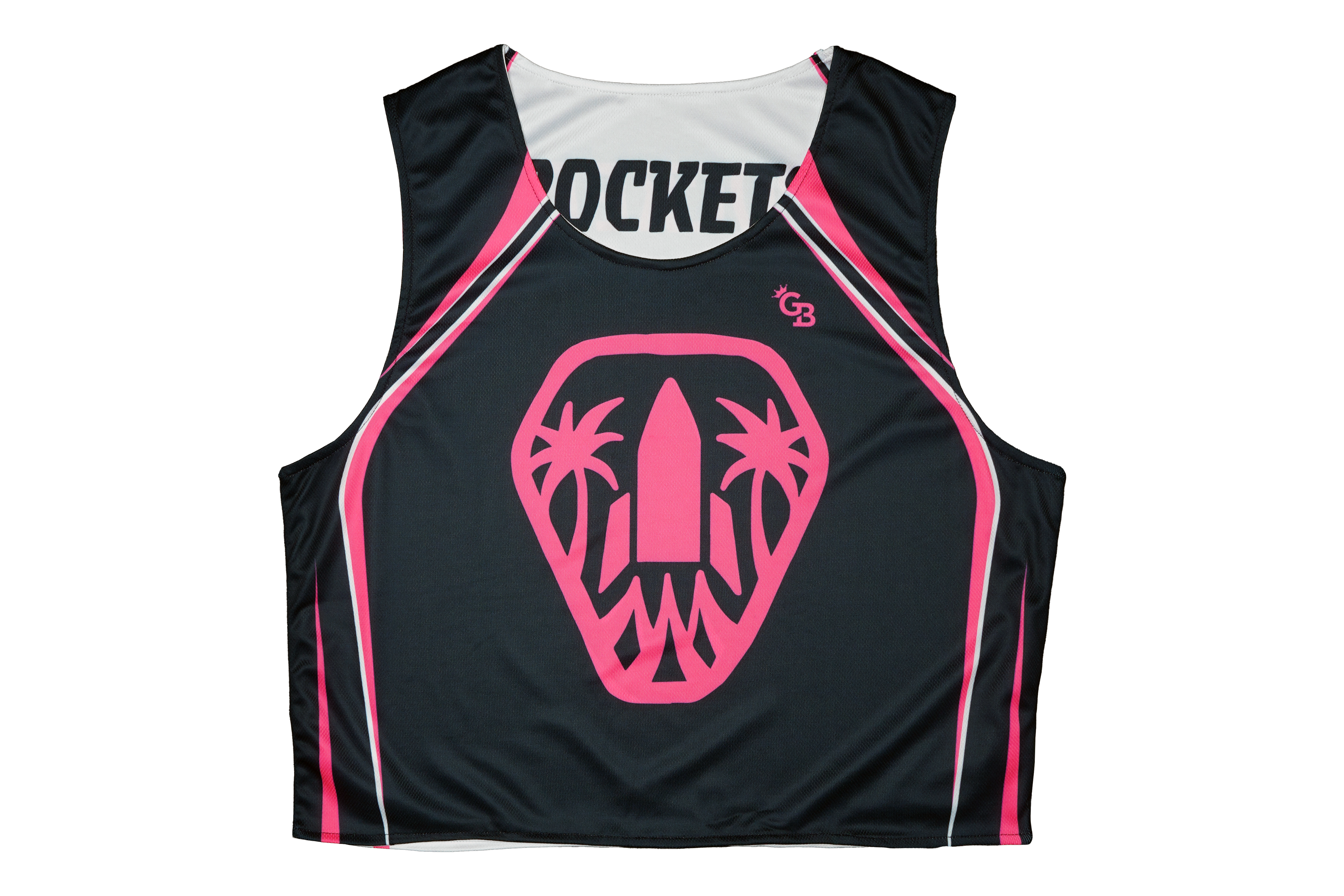 Reversible GameBreaker Lacrosse Pinnie in black