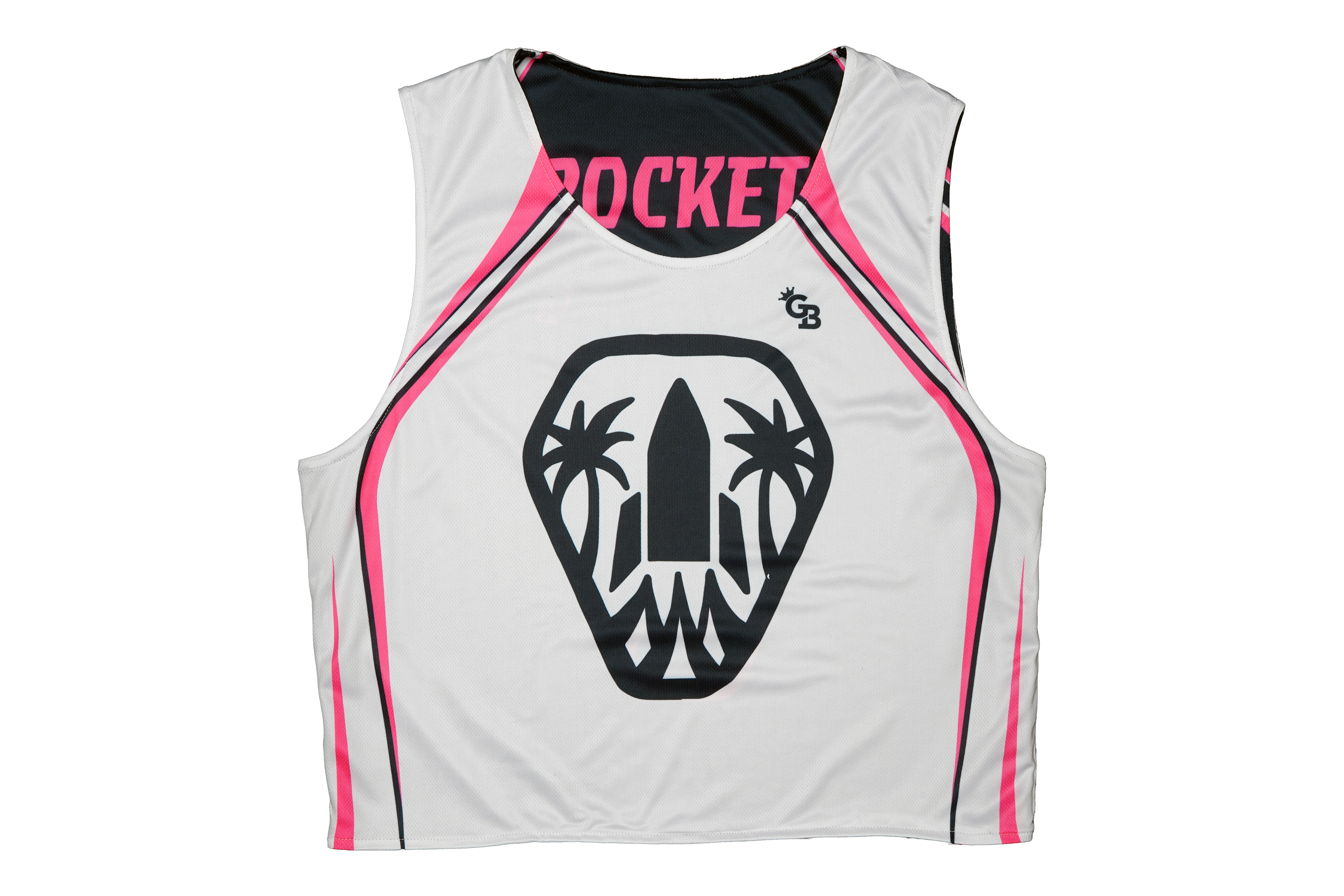 Reversible GameBreaker Lacrosse Pinnie in white