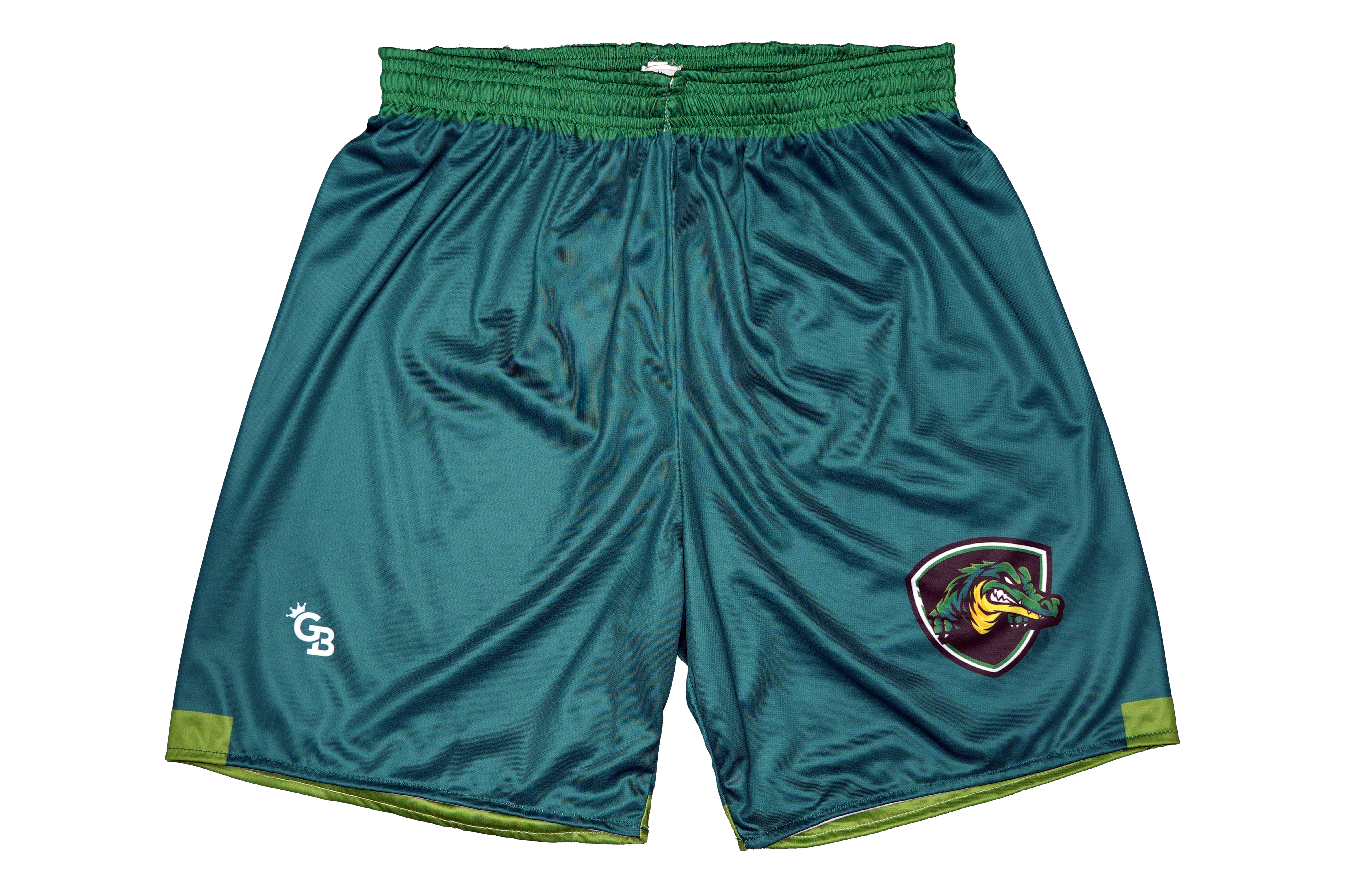 Reversible Soccer shorts in green