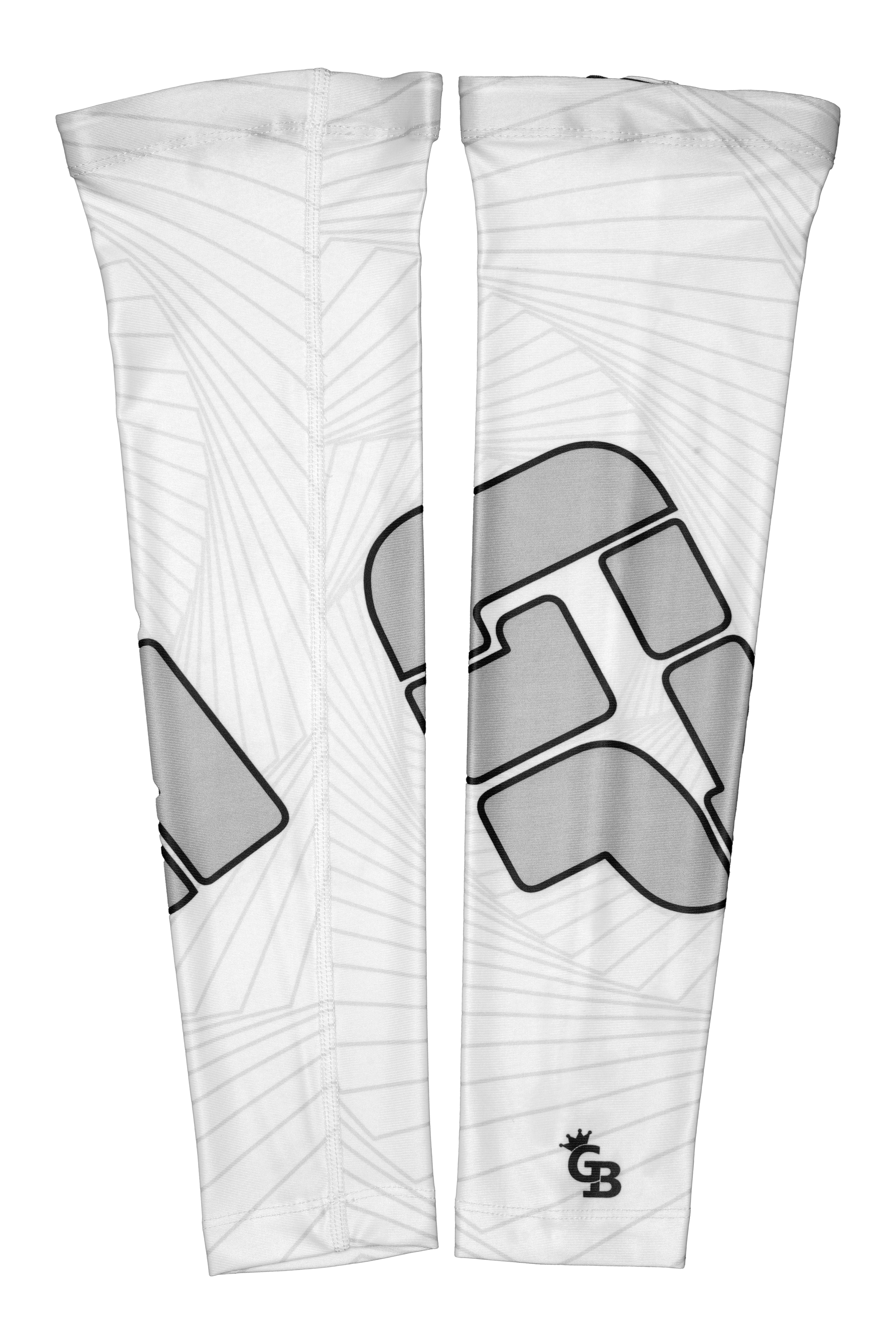 White GameBreaker Compression Arm Sleeve